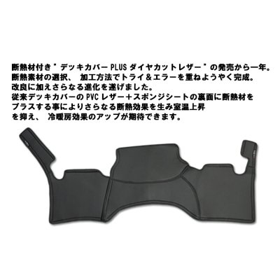 画像5: 【LUVLUX×GLASSY】ハイエース200系標準 1〜4型 分割式デッキカバーPLUS/レザー フロント