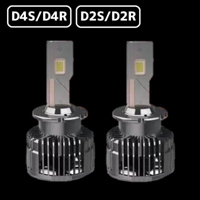 画像1: DAMIA（ダミア）D4S/D4R/D2S/D2SR  低価格＆ハイパワー  無加工で純正HIDをLED化 LEDヘッドライト 6,000k 12,000LM