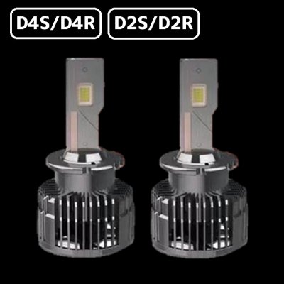 画像1: DAMIA（ダミア）D4S/D4R/D2S/D2SR  低価格＆ハイパワー  無加工で純正HIDをLED化 LEDヘッドライト 6,000k 12,000LM【HLD2DM/HLD4DM】