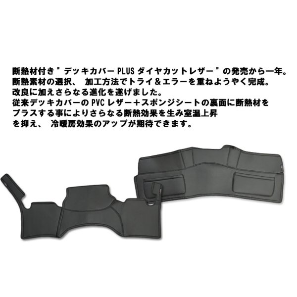 画像7: 【LUVLUX×GLASSY】ハイエース200系標準 1〜4型 分割式デッキカバーPLUS レザー フロント/リアセット (7)