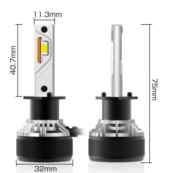 画像10: GAIA G12（ガイア G12) H1/H3/H7/H8/H11/H16/HB3/HB4/PSX26/HIR2 オールインワンヘッド・フォグランプ・1BOXカー・軽トラ/バン対応 (10)