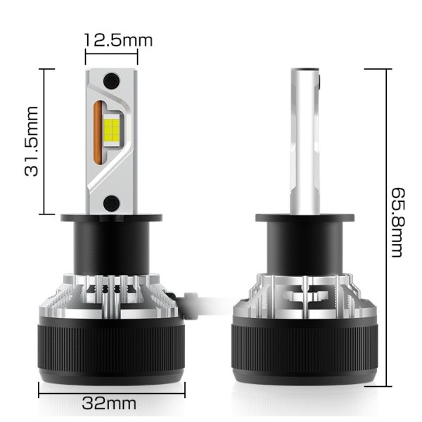 画像11: GAIA G12（ガイア G12) H1/H3/H7/H8/H11/H16/HB3/HB4/PSX26/HIR2 オールインワンヘッド・フォグランプ・1BOXカー・軽トラ/バン対応 (11)